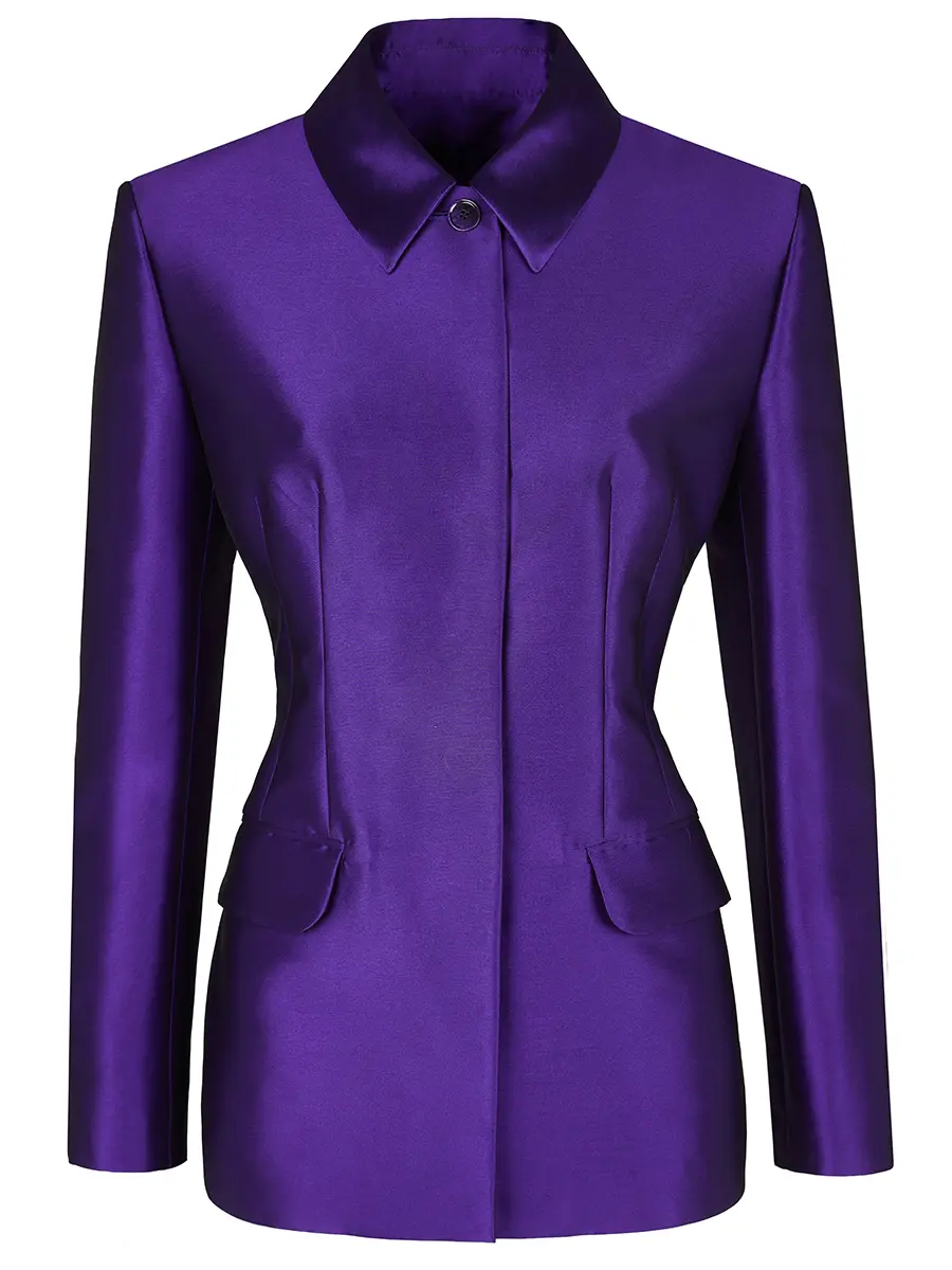 Жакет однотонный