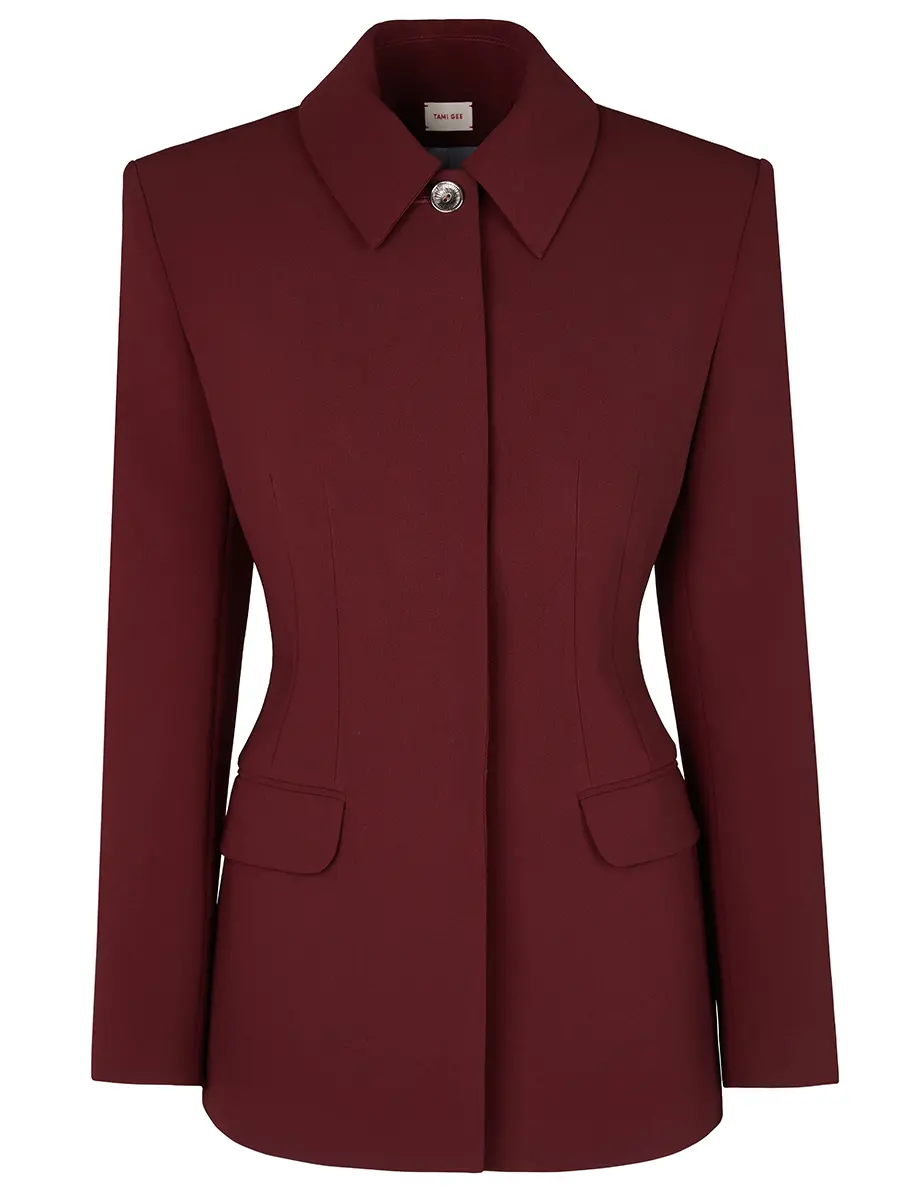 Жакет однотонный