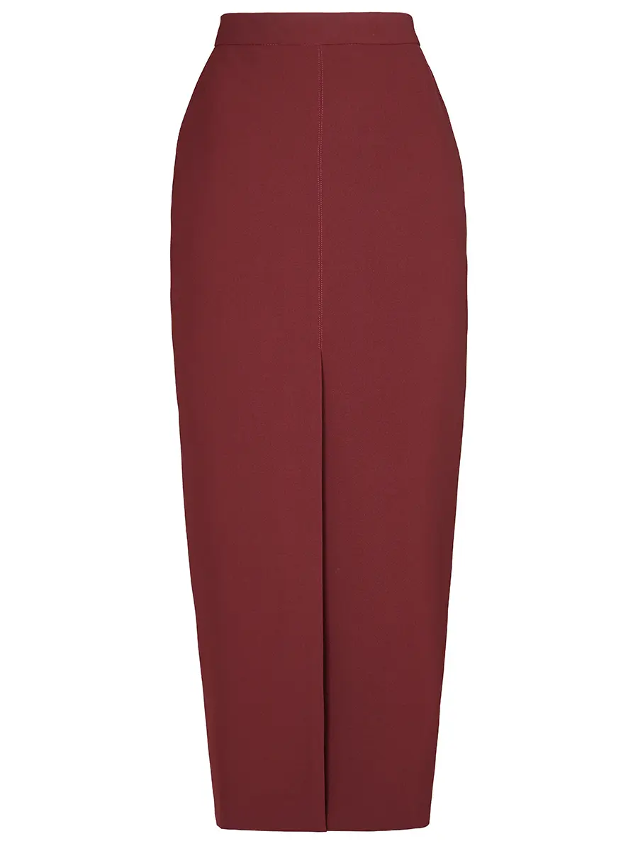 Юбка однотонная