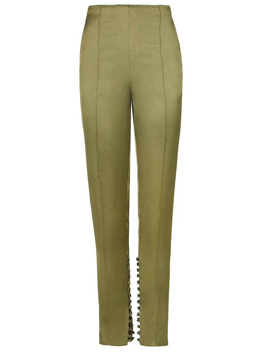 Брюки однотонные