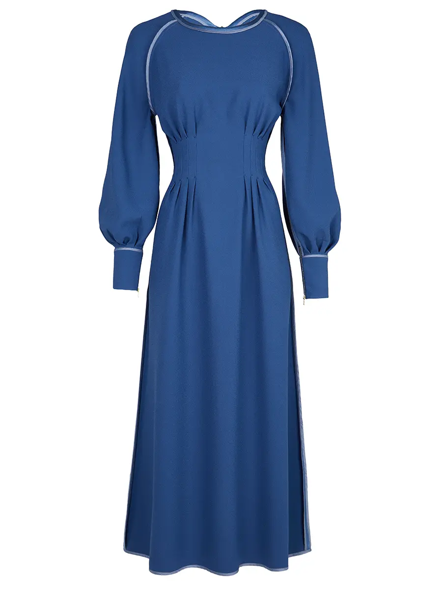 Платье однотонное