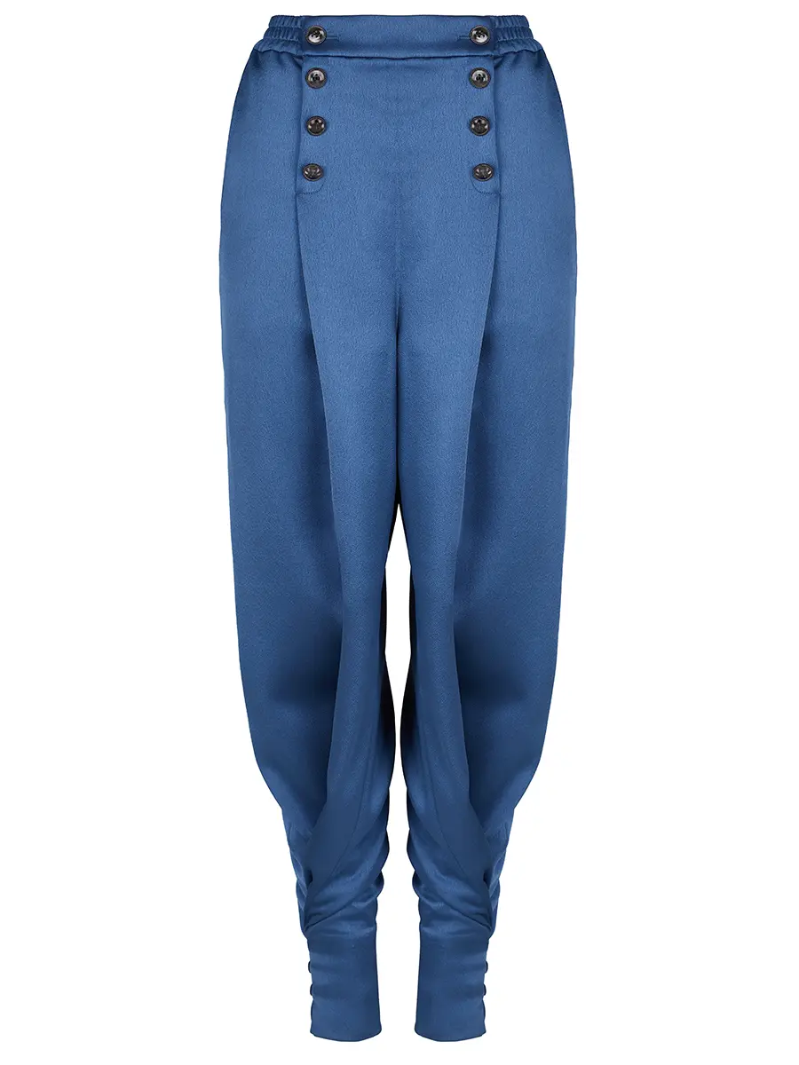 Брюки-шаровары однотонные