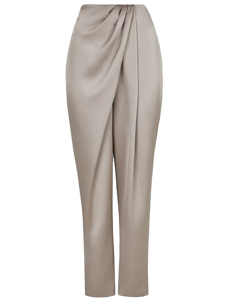 Брюки однотонные