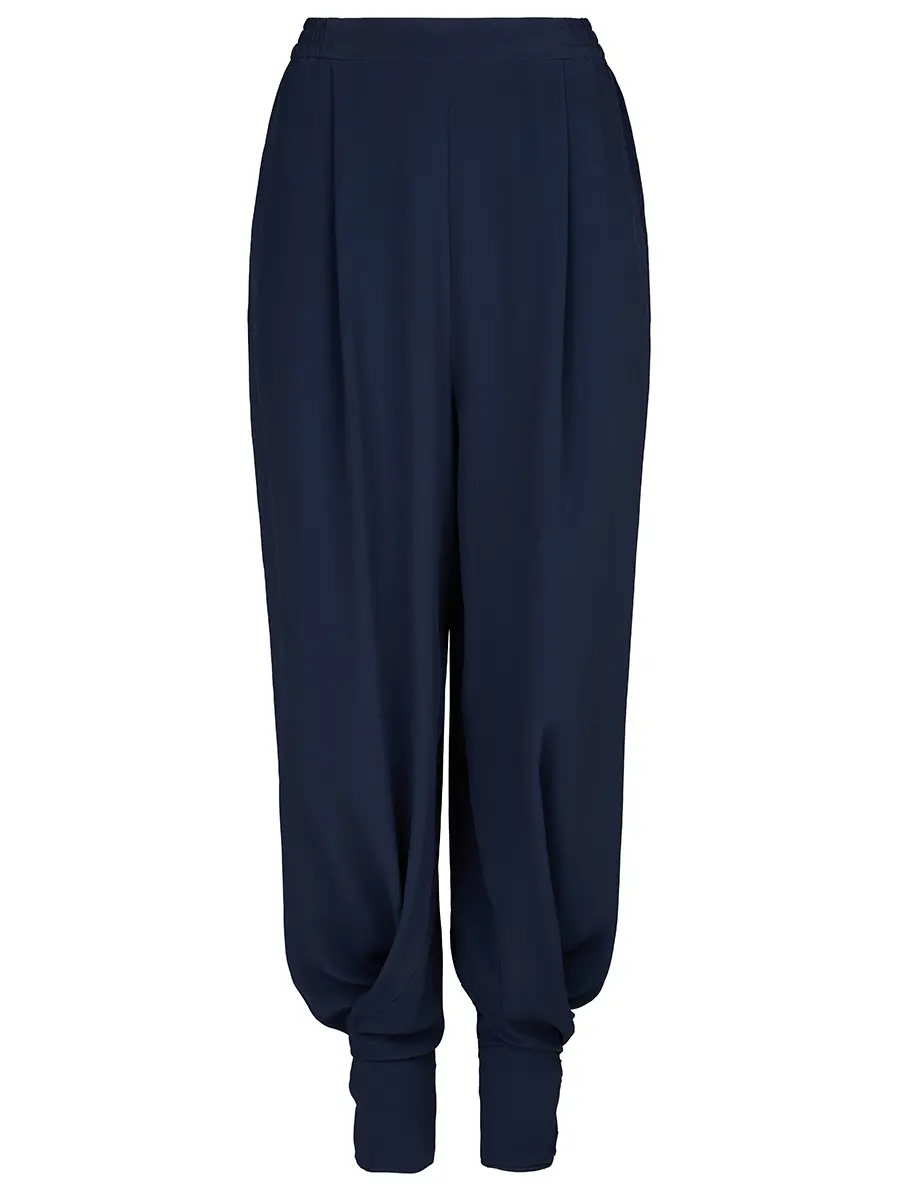 Брюки-шаровары однотонные