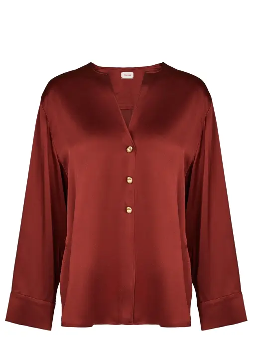 Блуза однотонная TAMI GEE