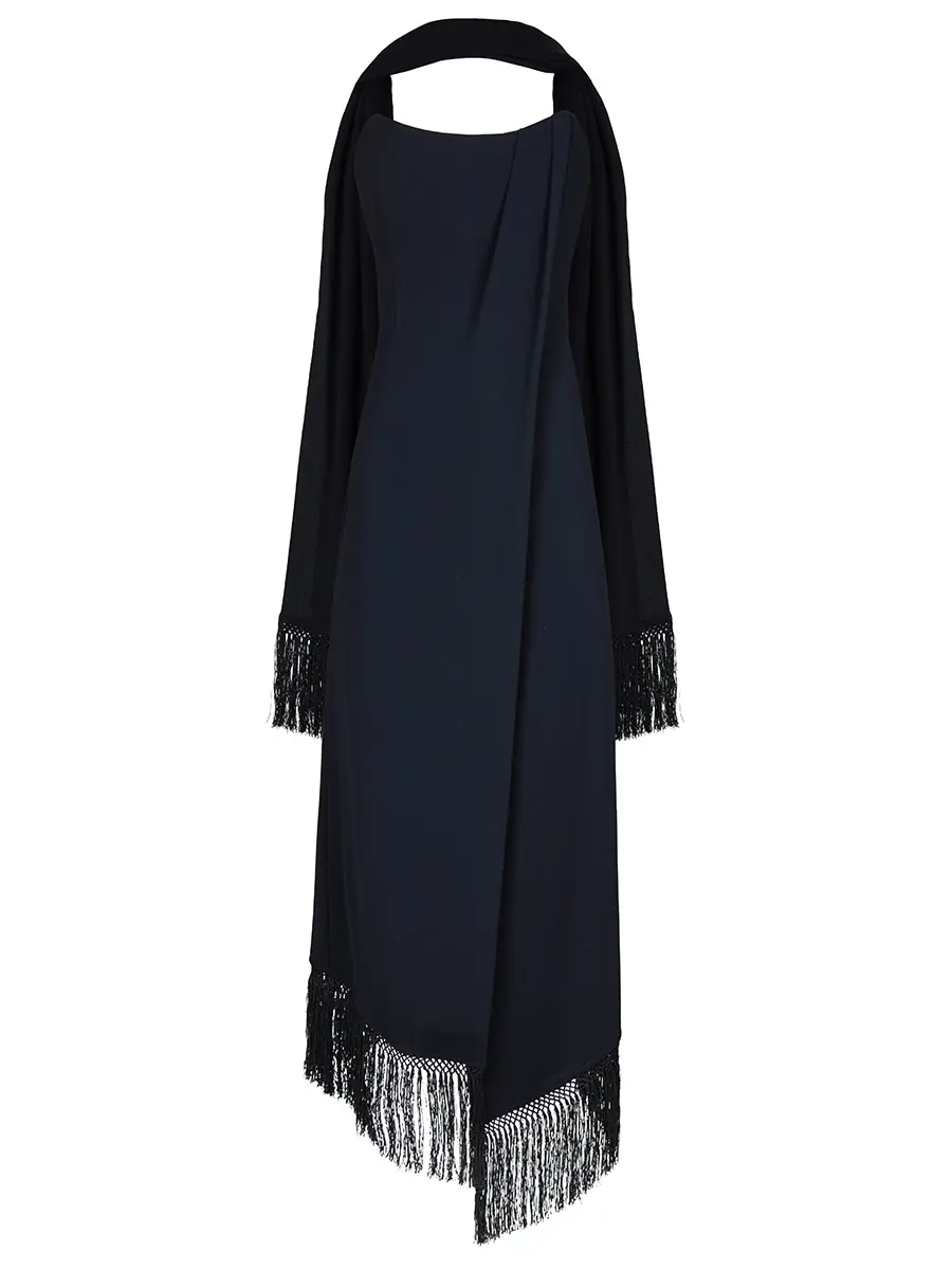 Платье корсетное миди