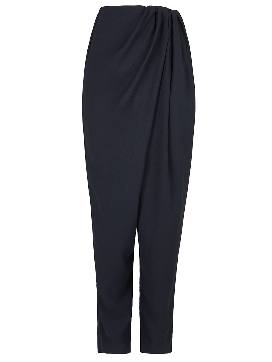 Брюки однотонные