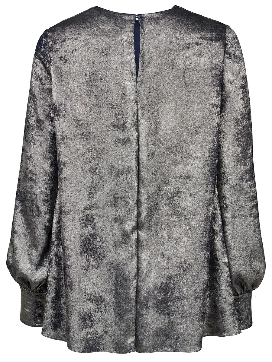 Блуза однотонная