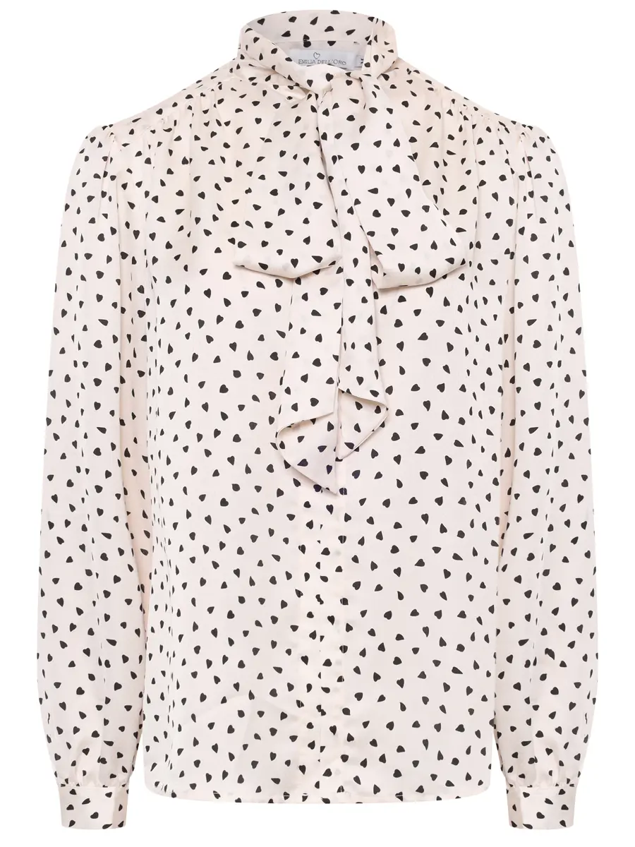 Блуза с принтом