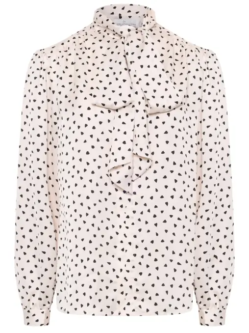 Блуза с принтом EMILIA DELL'ORO