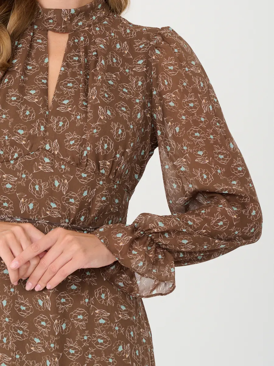 Платье шифоновое