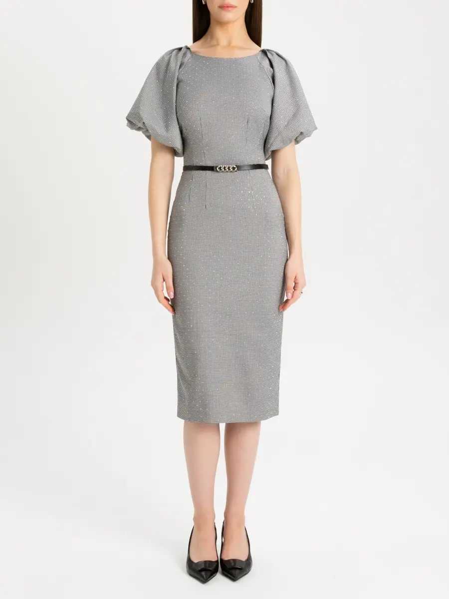 Платье со стразами