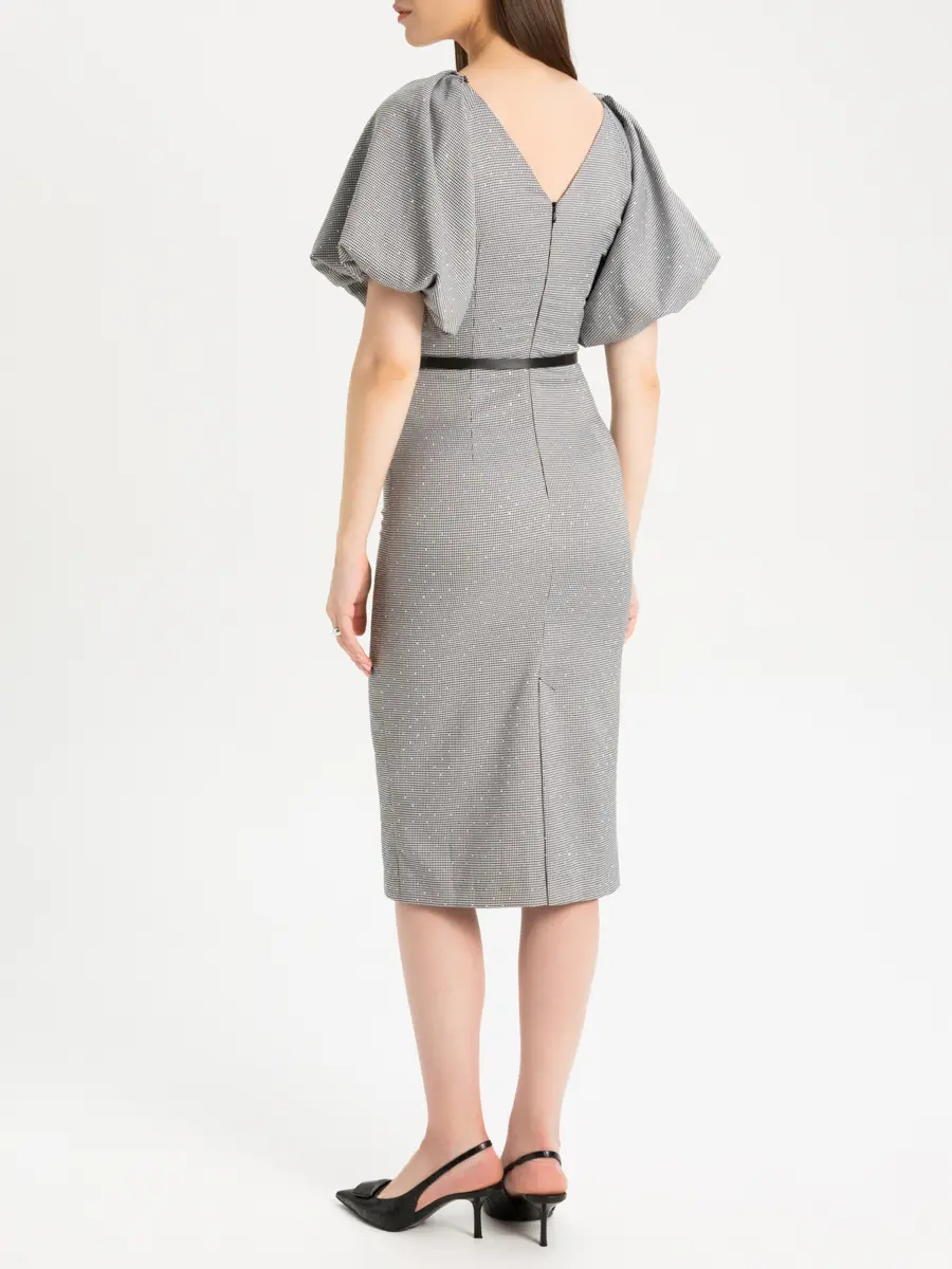 Платье со стразами