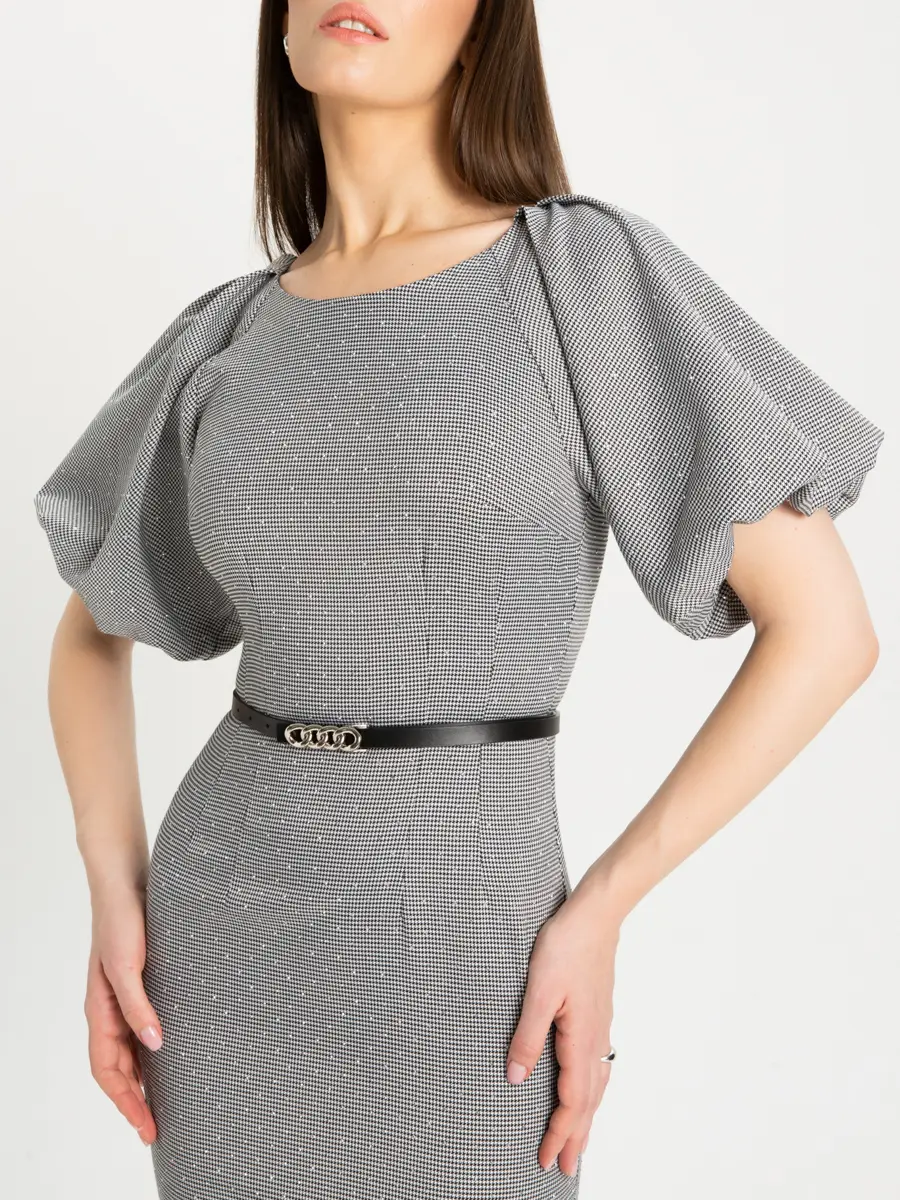 Платье со стразами