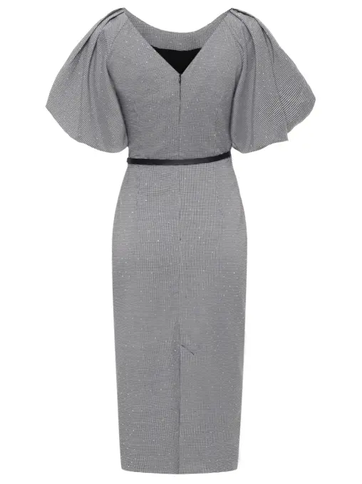 Платье со стразами EMILIA DELL'ORO