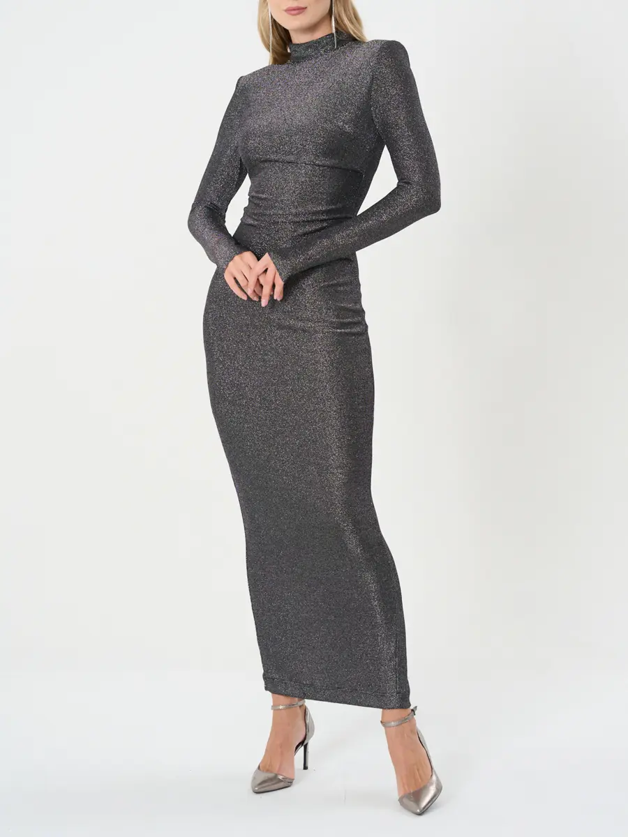 Платье с люрексом