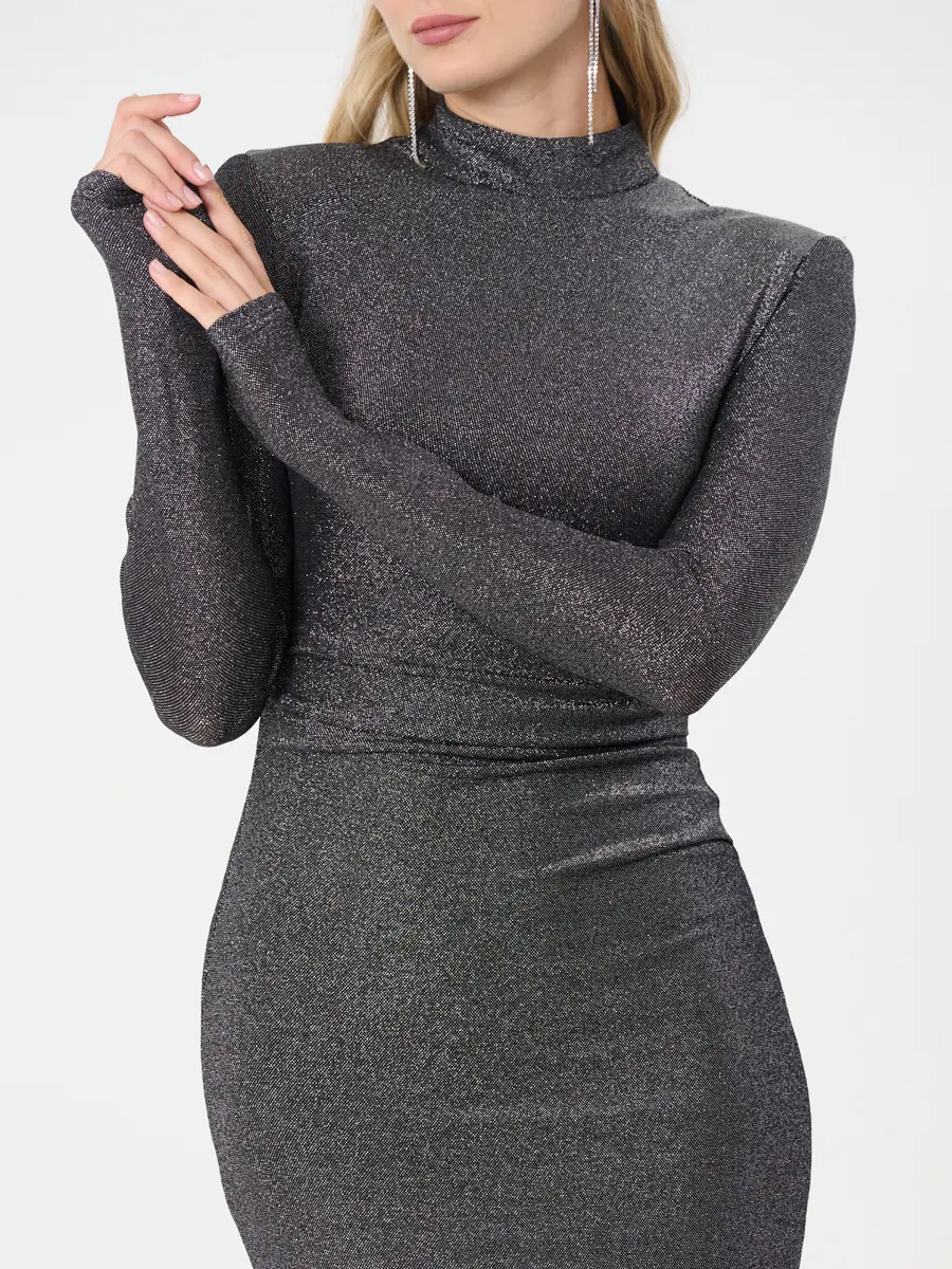 Платье с люрексом