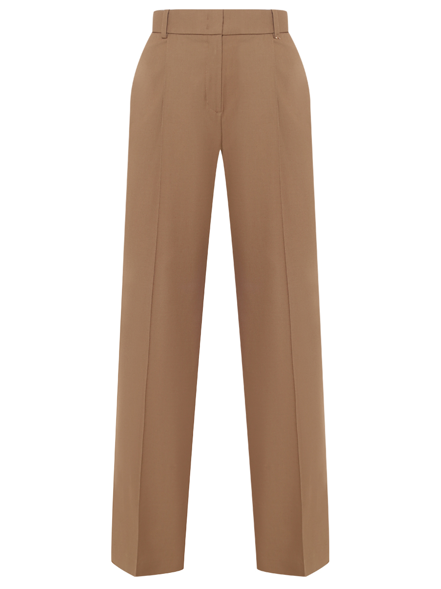 Брюки однотонные