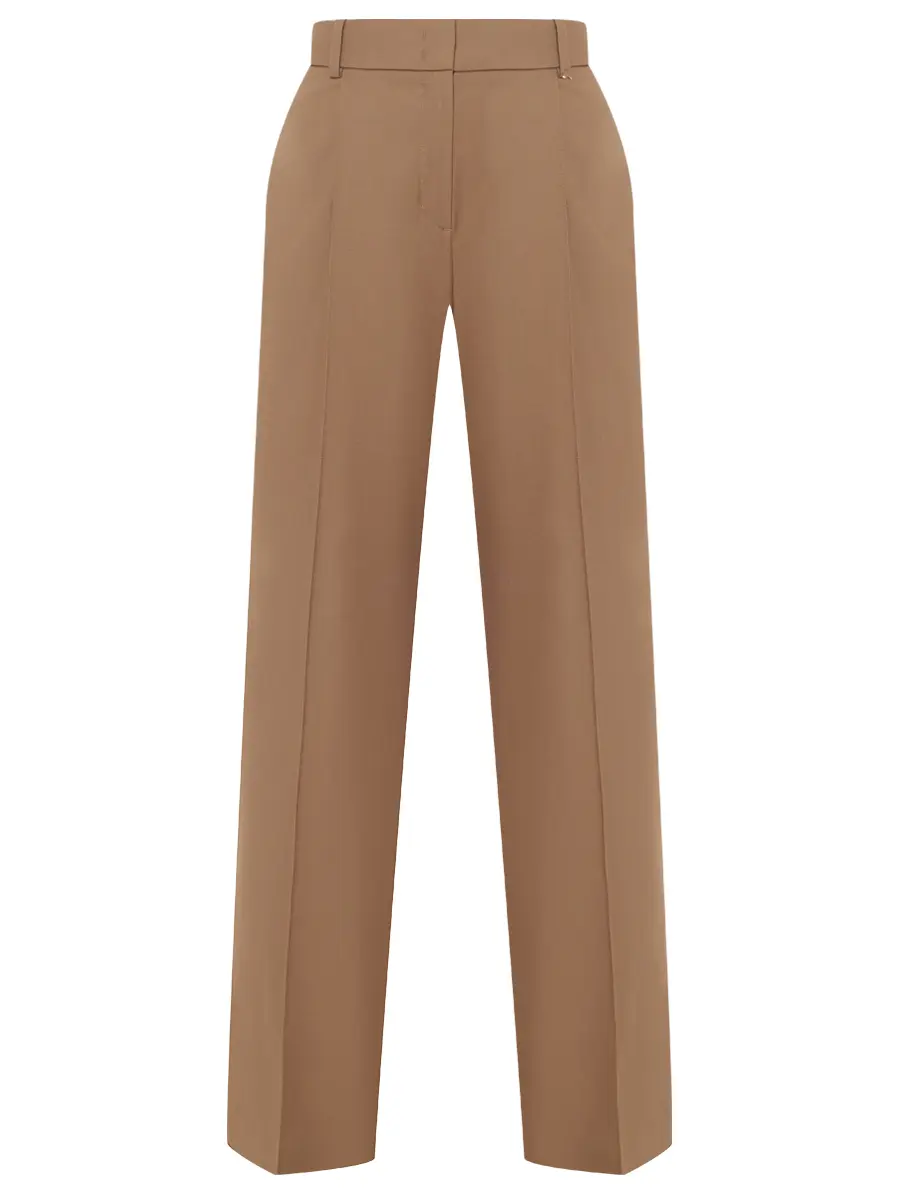 Брюки однотонные