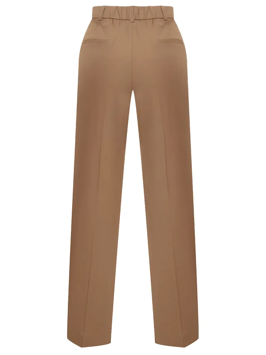 Брюки однотонные