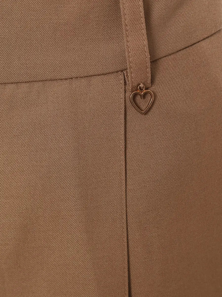 Брюки однотонные