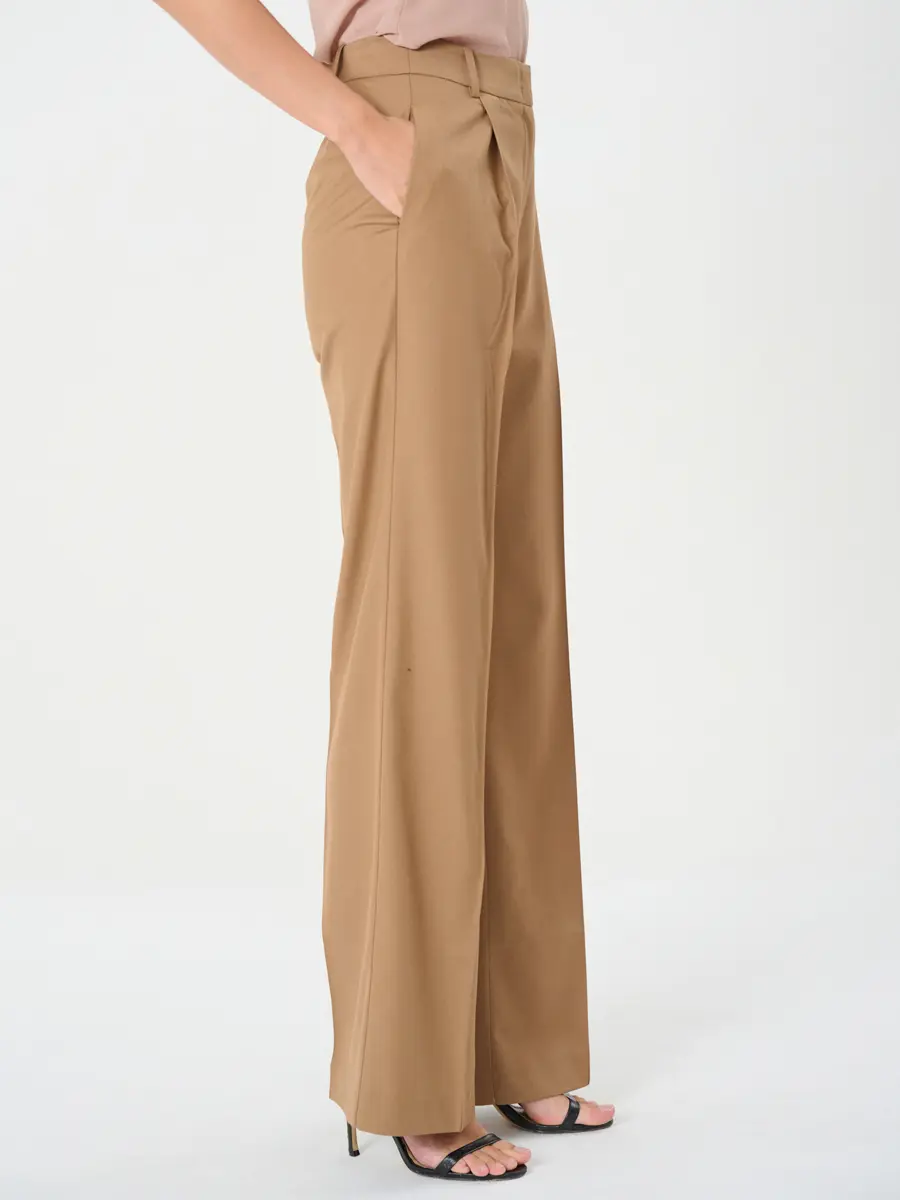 Брюки однотонные