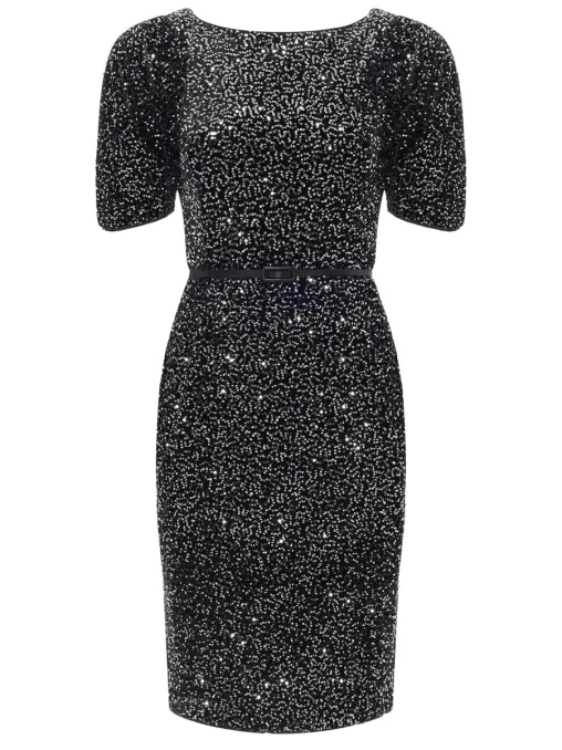 Платье бархатное с пайетками EMILIA DELL'ORO