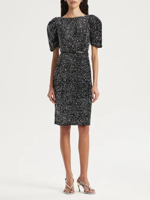 Платье бархатное с пайетками EMILIA DELL'ORO