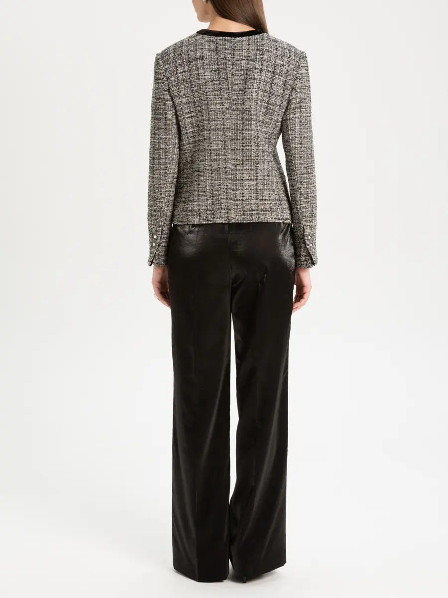 Жакет твидовый