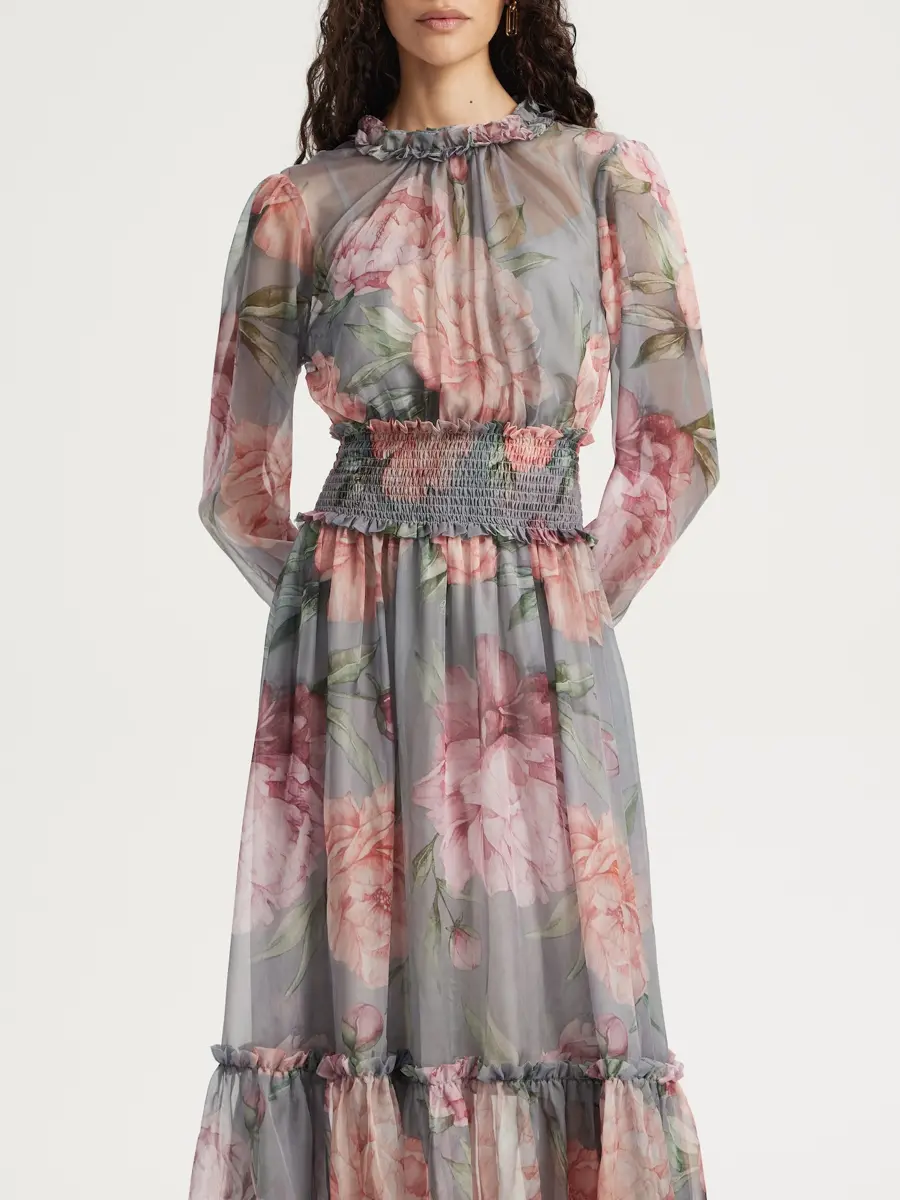 Платье шифоновое