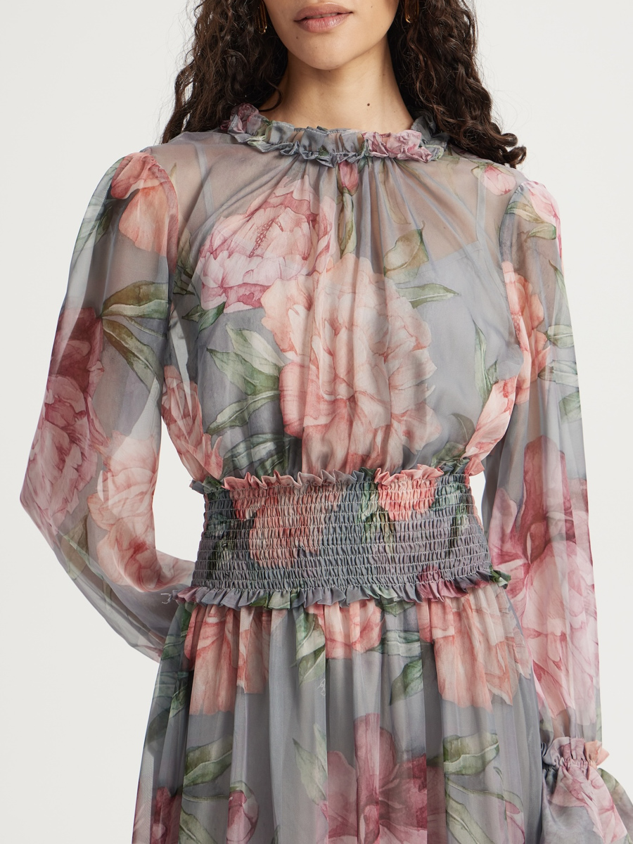 Платье шифоновое