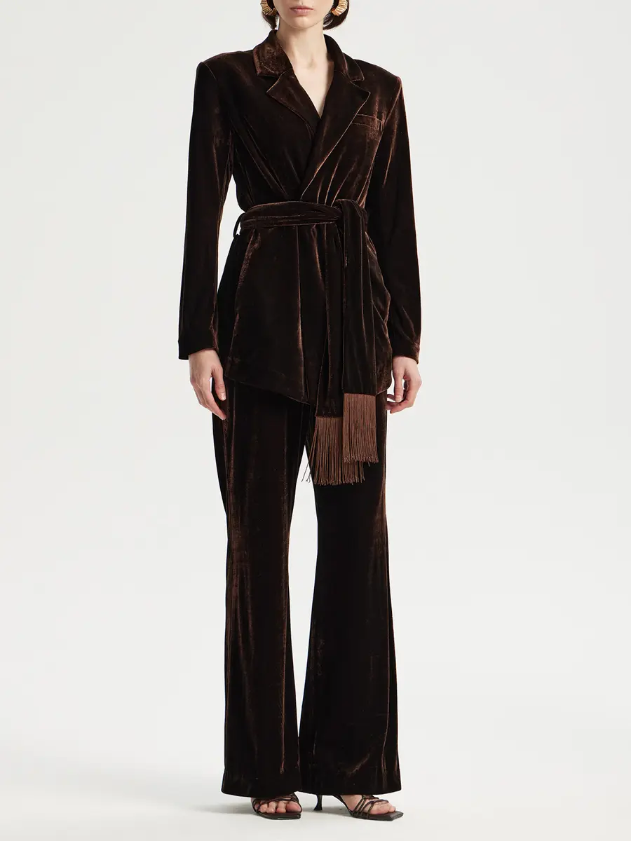 Жакет бархатный