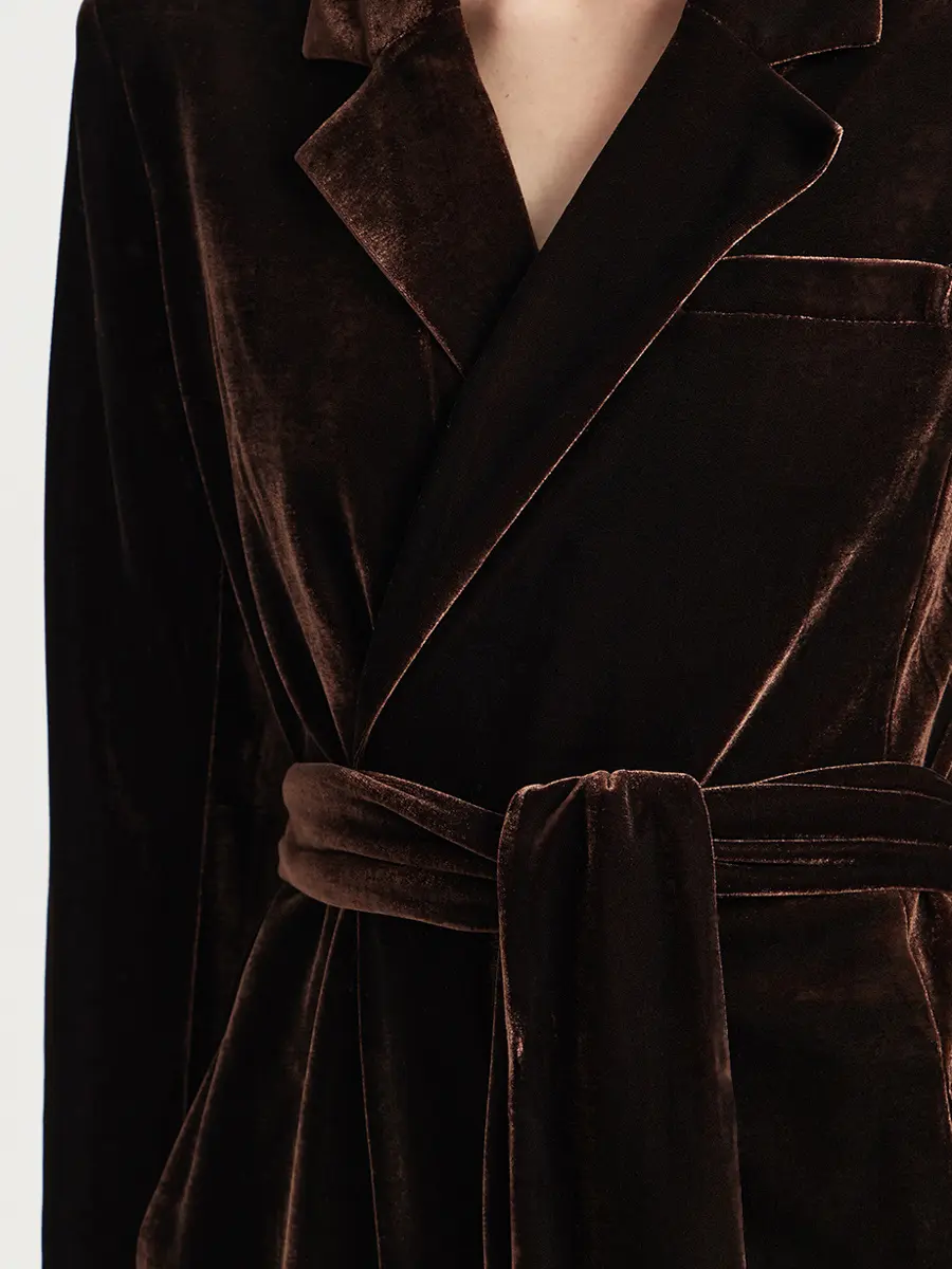 Жакет бархатный