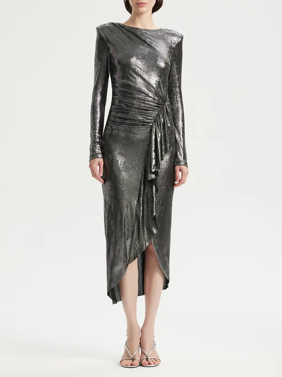 Платье со стразами