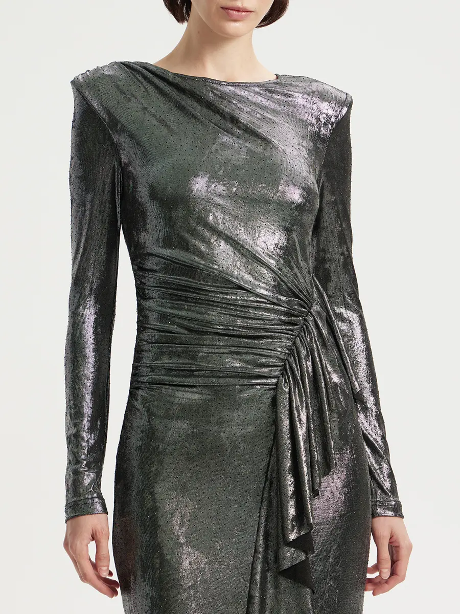 Платье со стразами