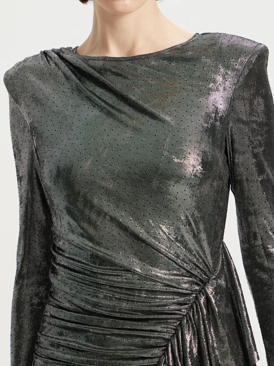 Платье со стразами