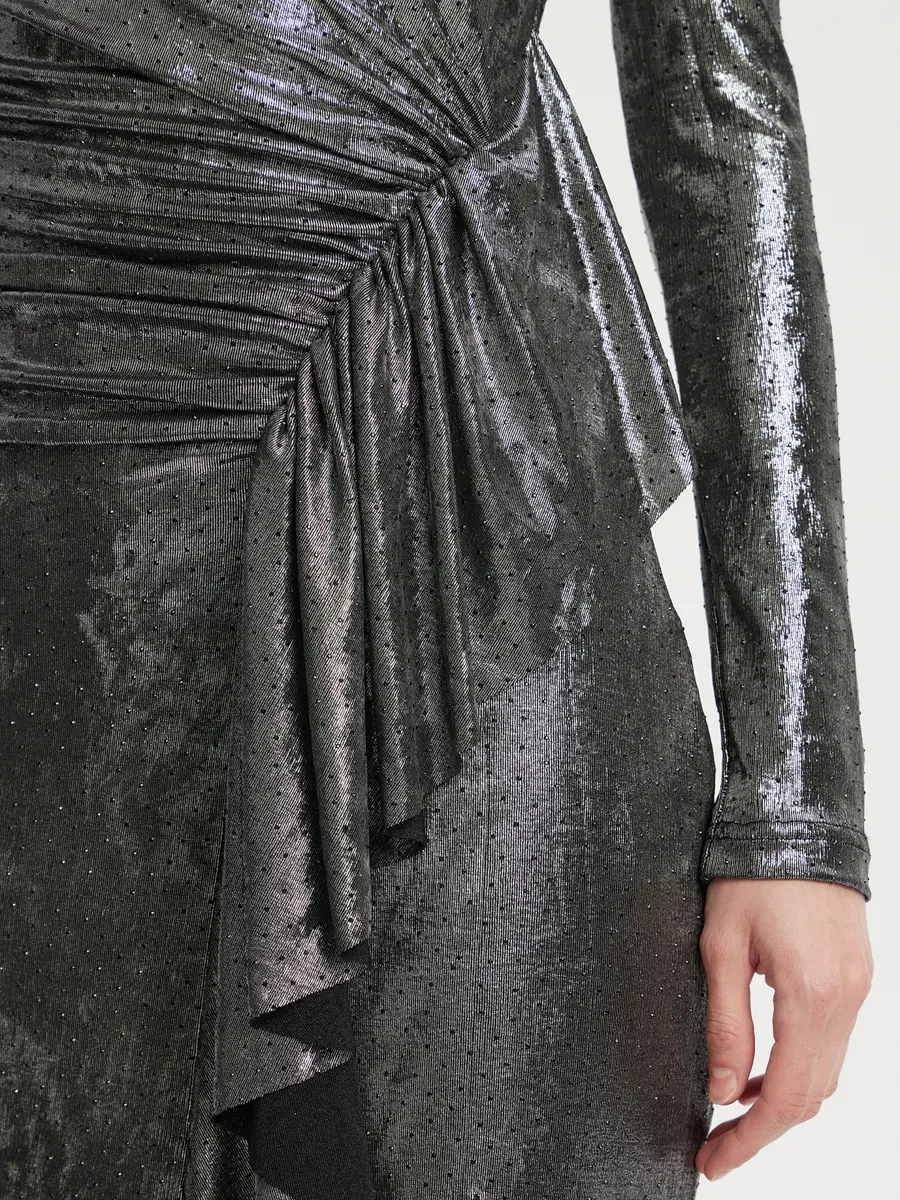 Платье со стразами