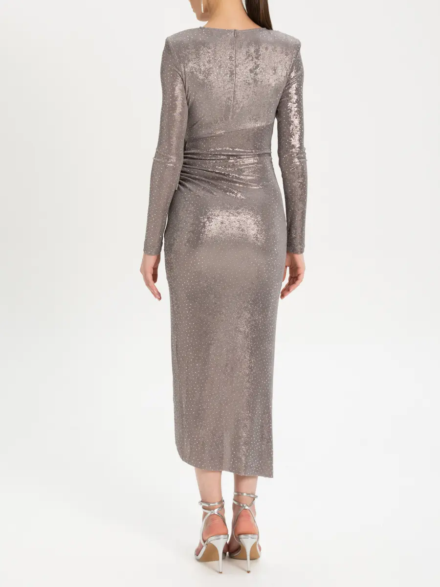 Платье со стразами