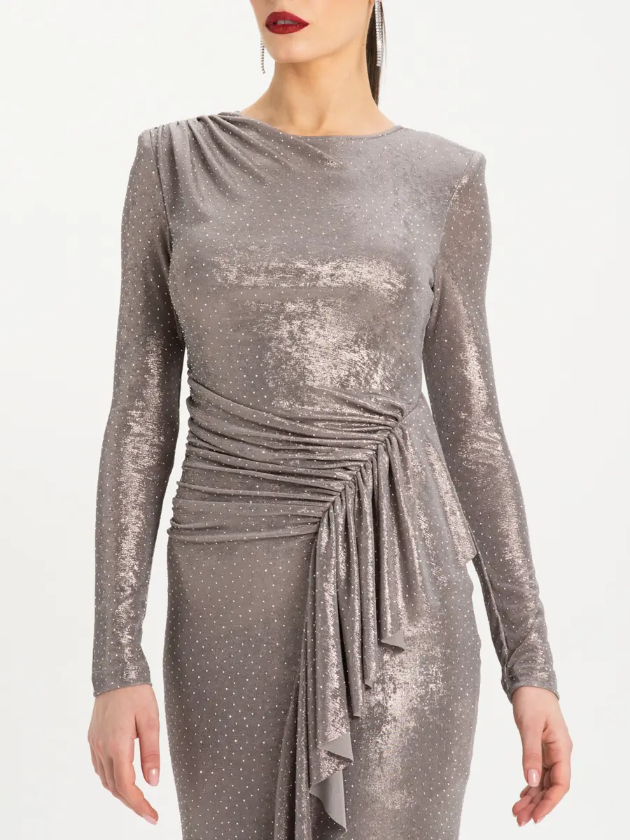 Платье со стразами