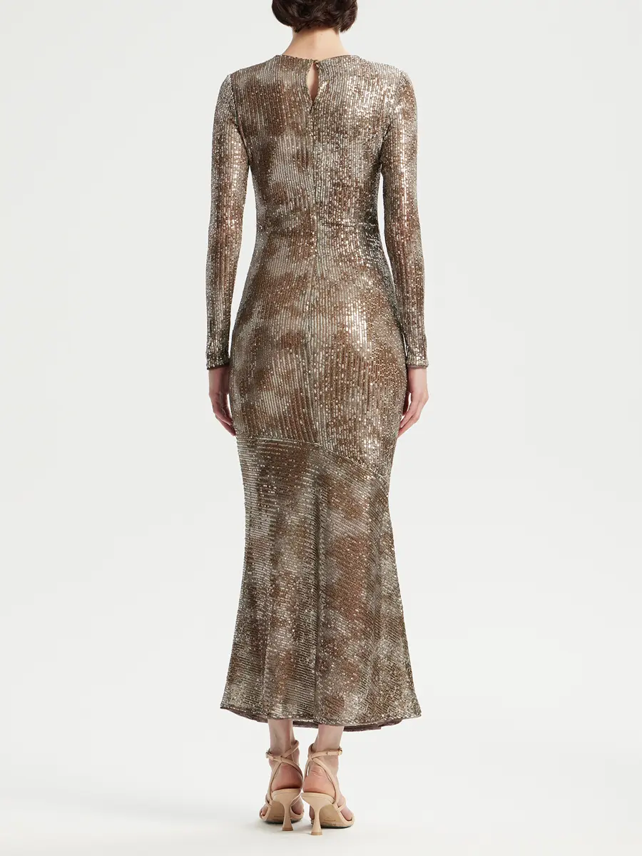 Платье с пайетками