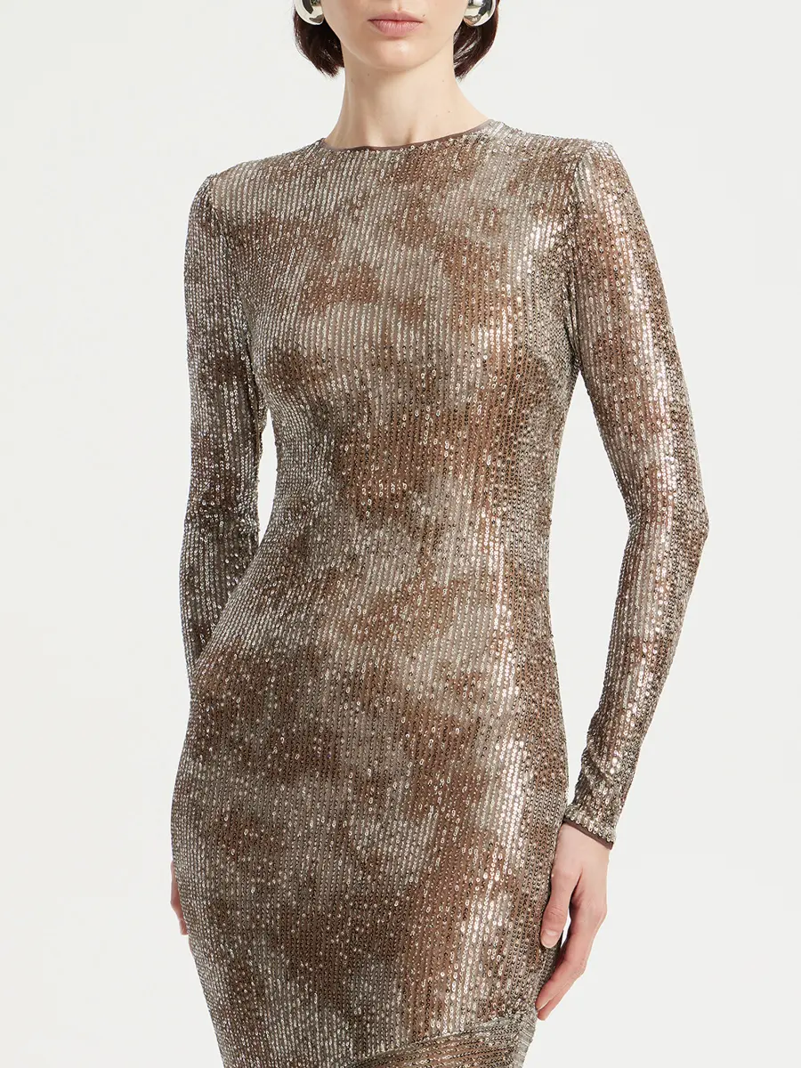 Платье с пайетками