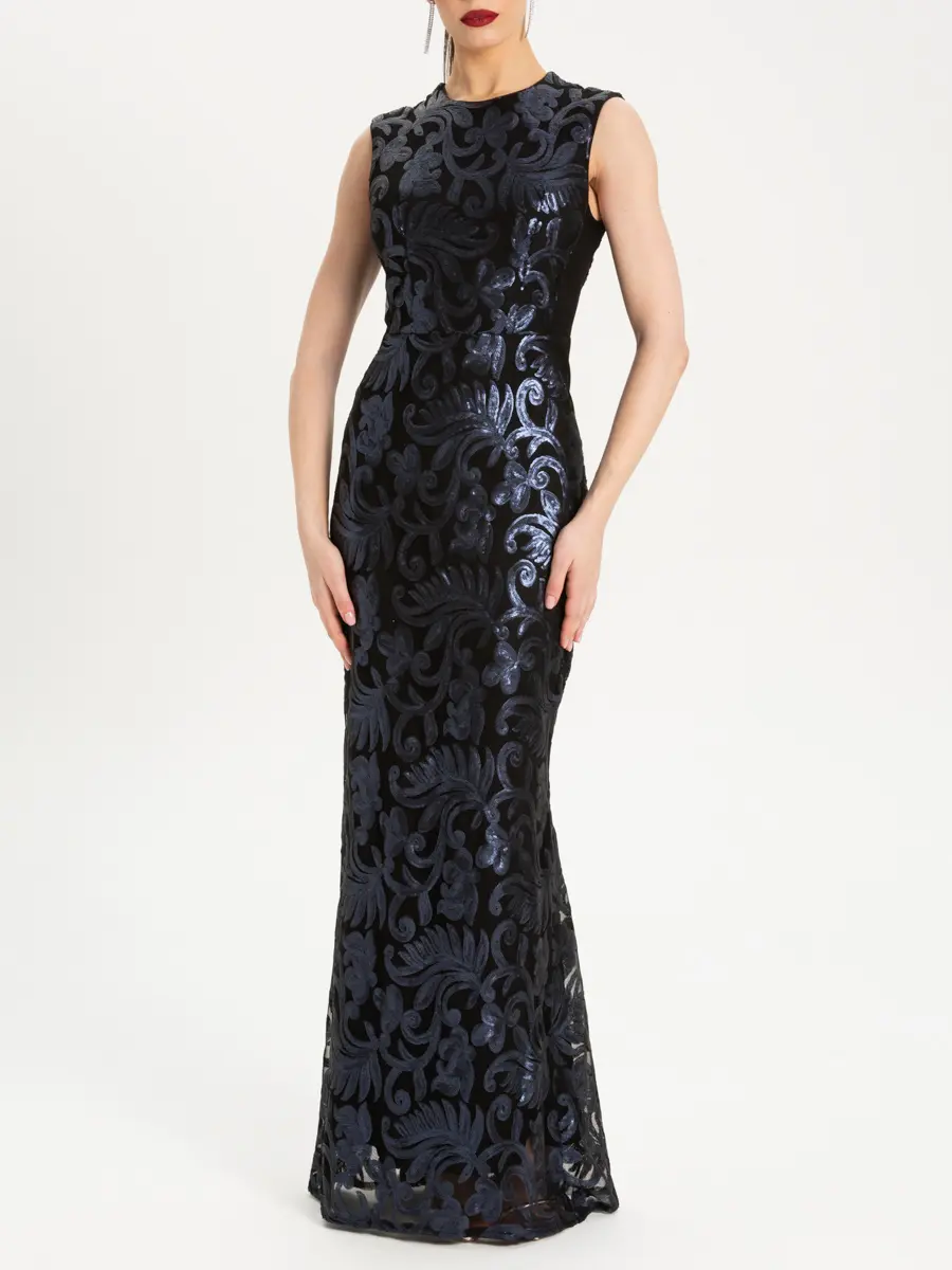 Платье с пайетками