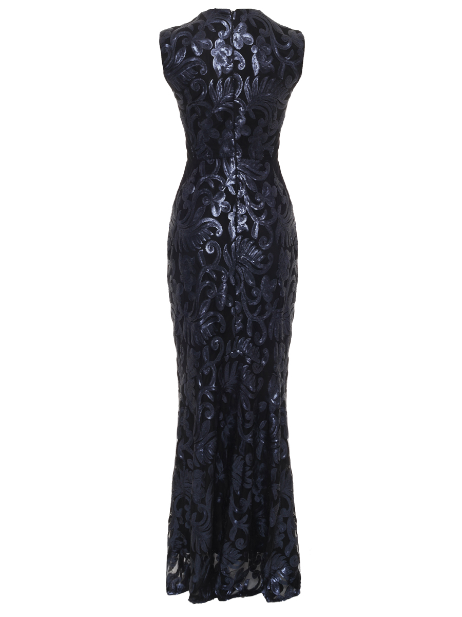 Платье с пайетками