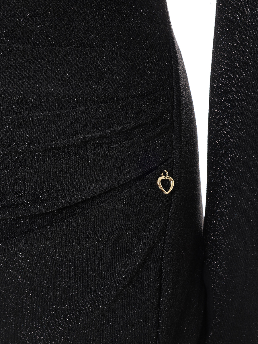 Платье с люрексом