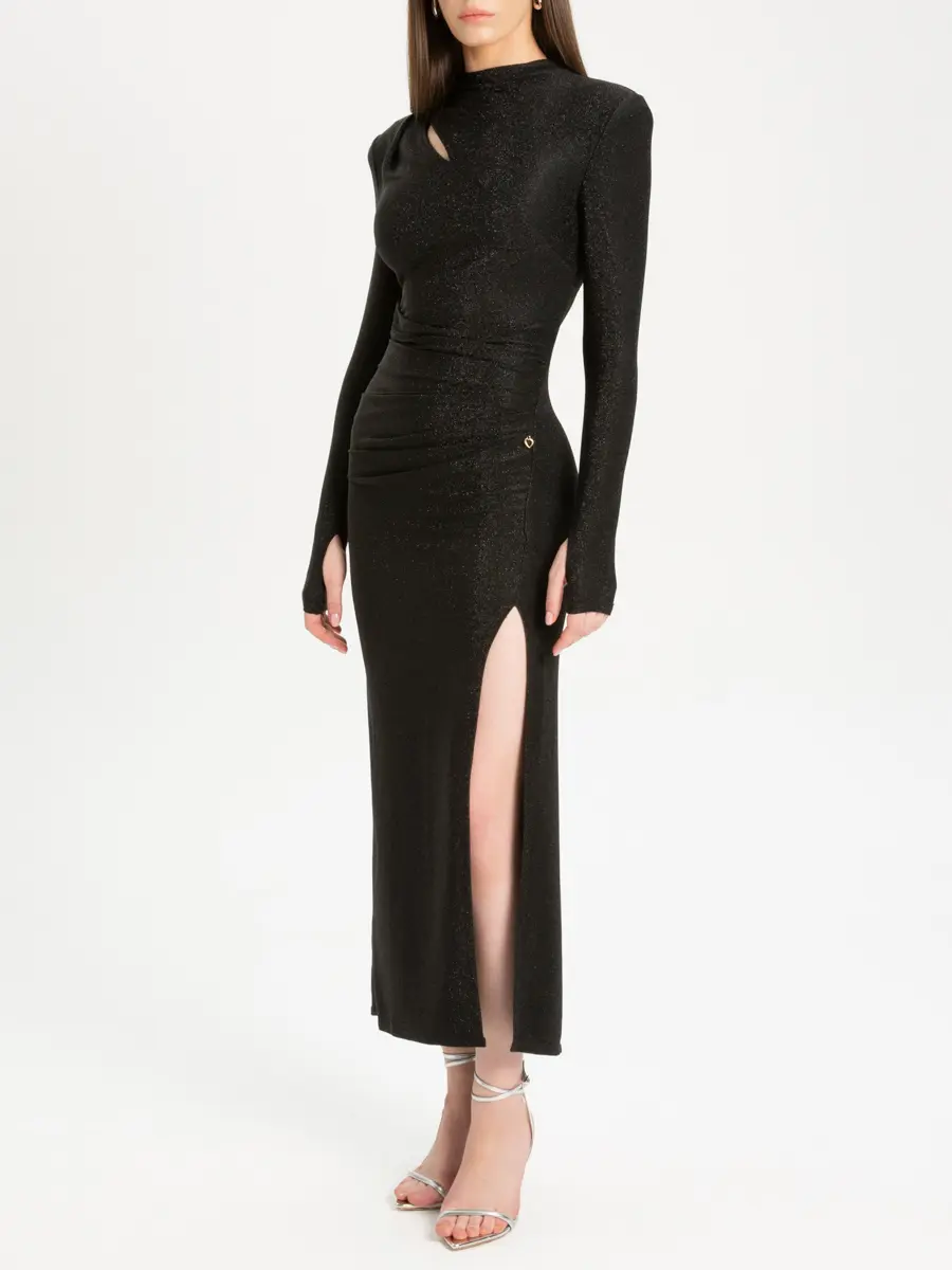 Платье с люрексом