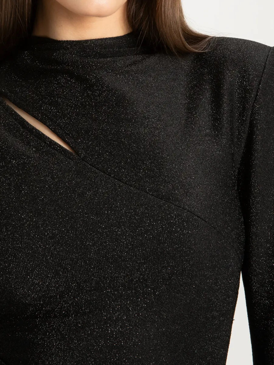 Платье с люрексом