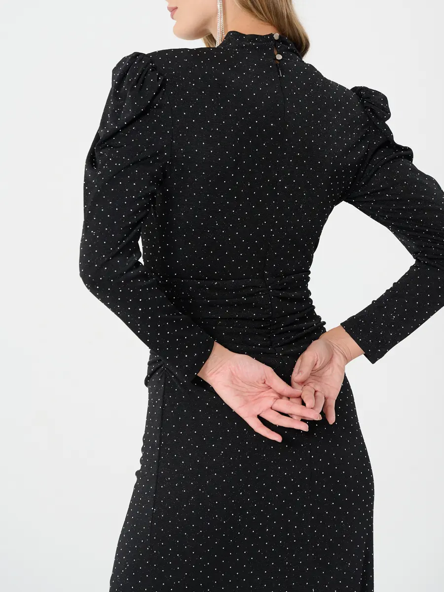 Платье со стразами