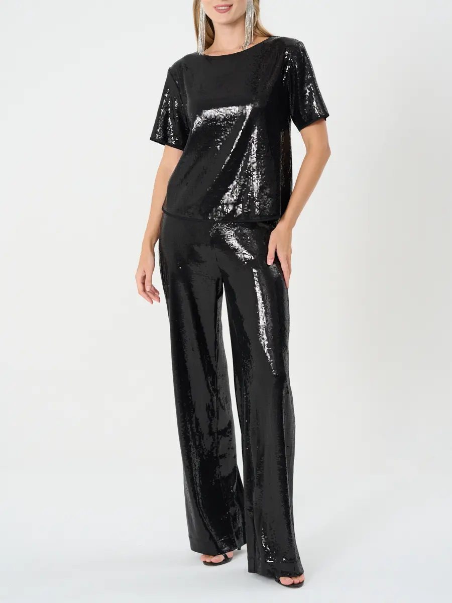 Брюки с пайетками