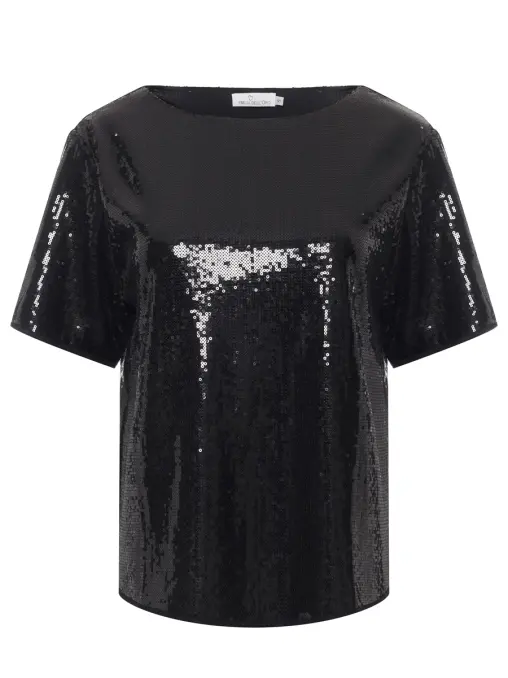 Блуза с пайетками EMILIA DELL'ORO