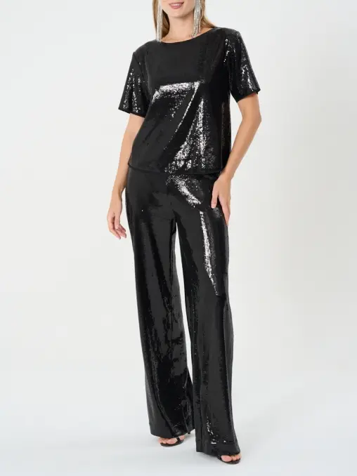 Блуза с пайетками EMILIA DELL'ORO